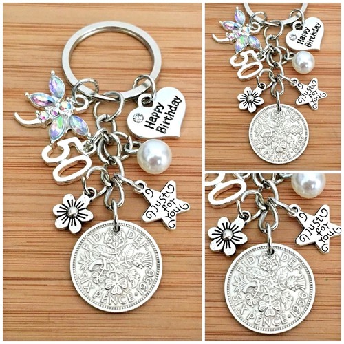 Lucky sixpence charm birthday - lucky,