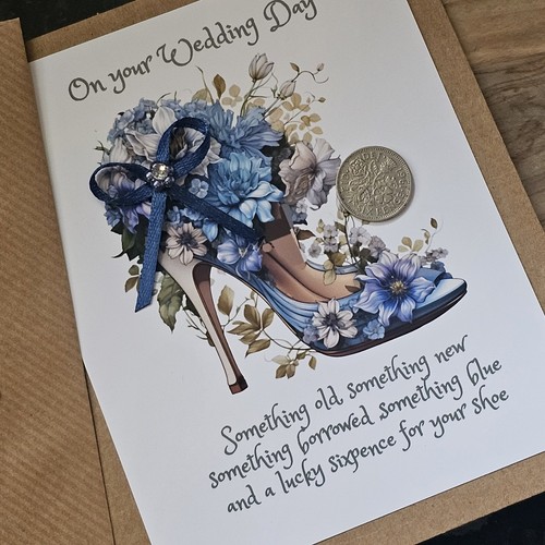 Bride sixpence coin for her - bride,