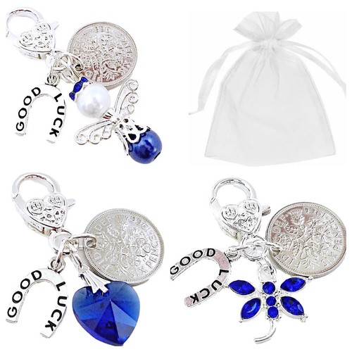 Something blue clip charm - blue,,