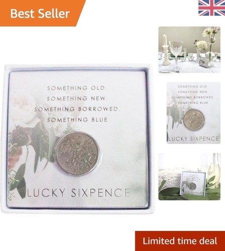 Lucky sixpence for bride - lucky,