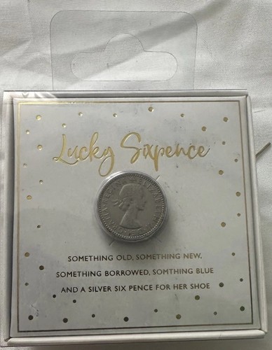 Bnwt lucky sixpence wedding - bnwt,