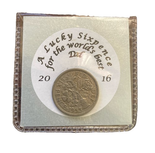 Lucky sixpence for the world - lucky,