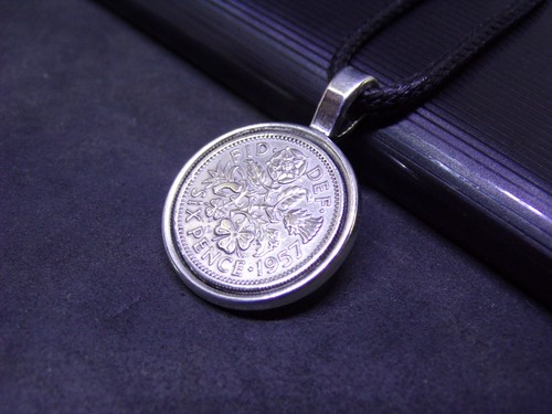 British coin pendant necklace - coin,