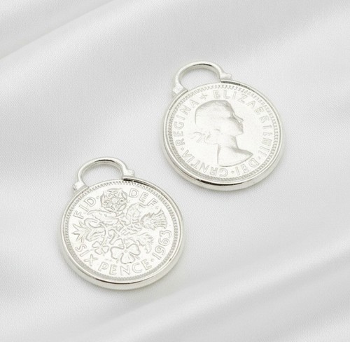 Lucky sixpence charm - lucky,
