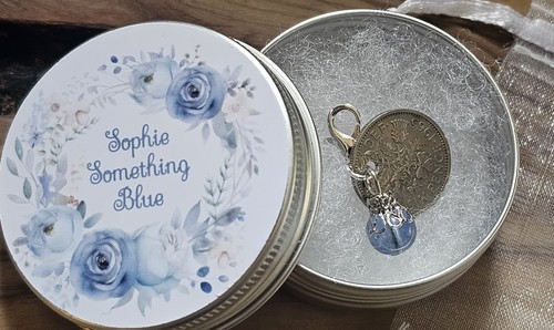 Personalised something blue - blue, &