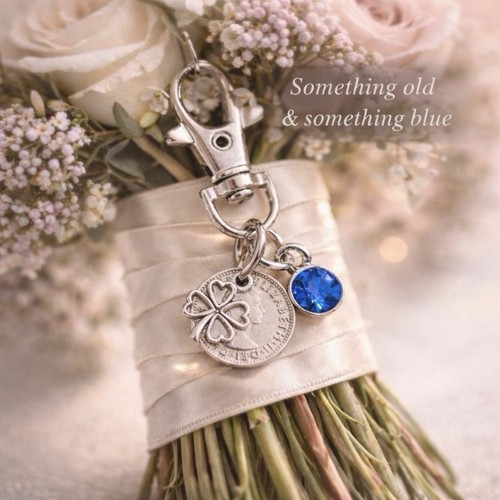 Lucky sixpence wedding charm - sixpence,