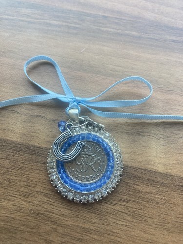 Lucky sixpence charm - , for