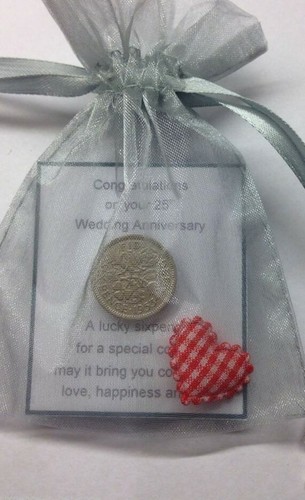 Silver wedding anniversary - silver,