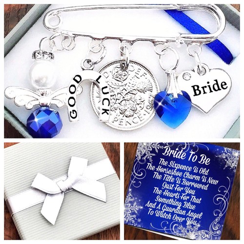 Lucky sixpence wedding bride - sixpence, wedding,bride