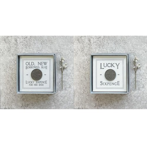 Lucky sixpence gift box - sixpence,